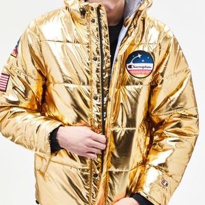 🚀 Vintage🏆 Champion Ltd Edt.Puffer🏆Take off Vibes 🚀